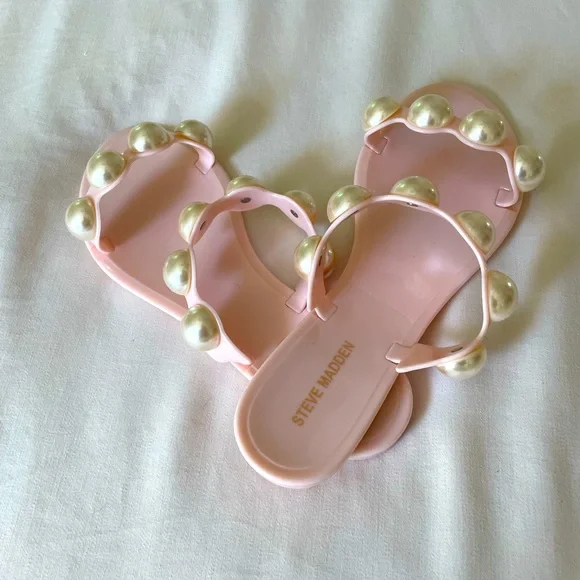 Steve Madden Shoes Steve Madden Womens Treats Pink Embellished